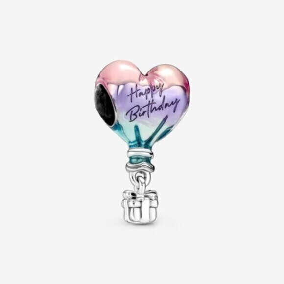 Pandora Happy Birthday Hot Air Balloon Charm - Picture 1 of 6